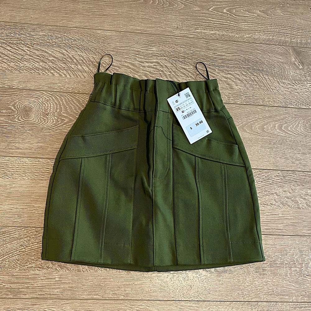 Green Mini Skirt